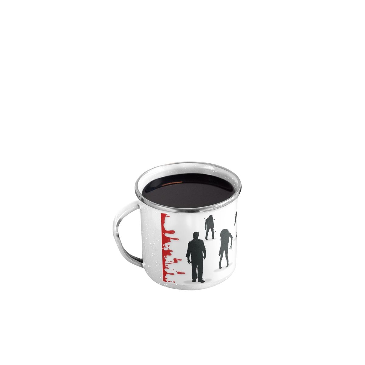 GENERICO - Taza Enlozada Supervivencia Zombie - Cazador de No Muertos