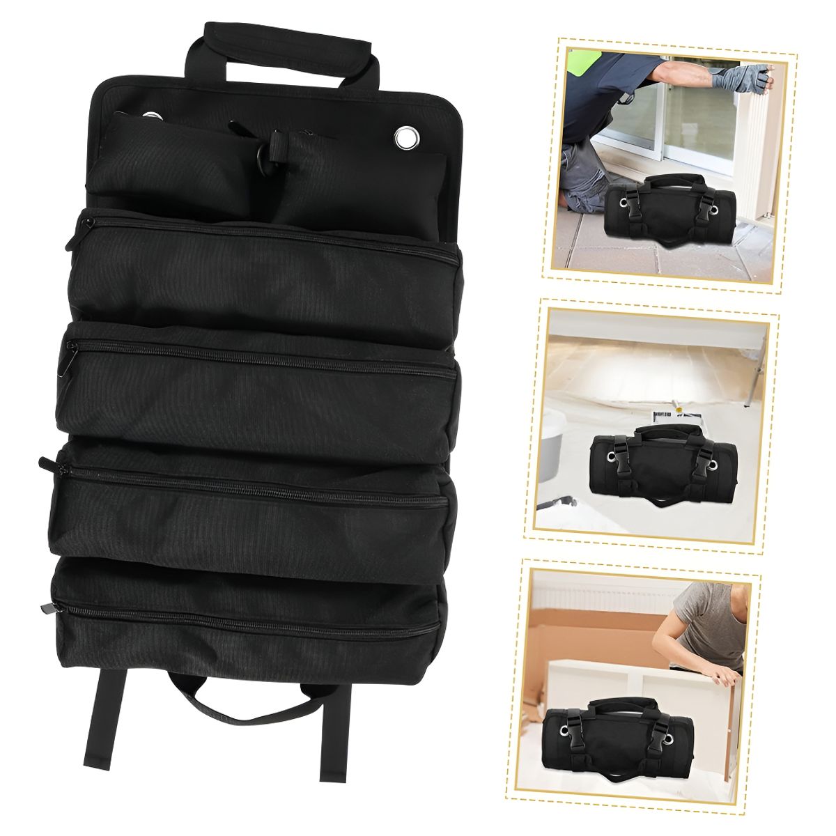 VIDA BUENAS - Bolso Bolsa De Herramienta Estuche Portátil Enrollable