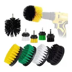 VIDA BUENAS - Cepillos De Limpieza Para Taladro Set X10 Auto Hogar Tapiz