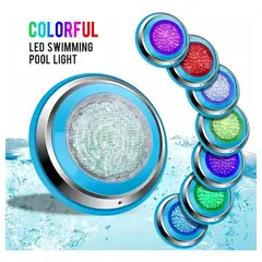 VIDA BUENAS - Foco Led Piscina Multicolor Rgb 12 W + Control Remoto