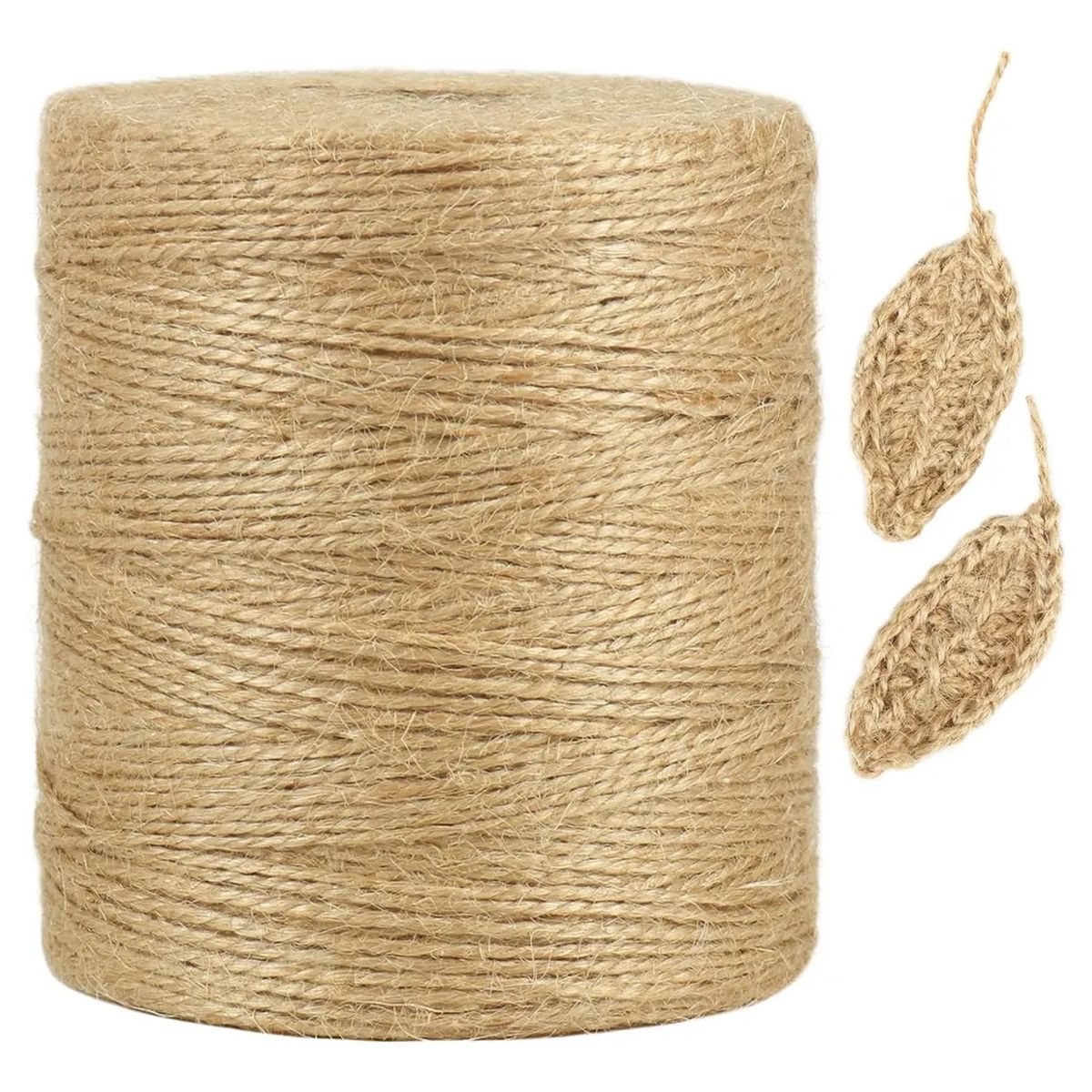GENERICO - Hilo De Yute Cuerda Decorativa 2mm 1 Kg Rollo 830 Metros