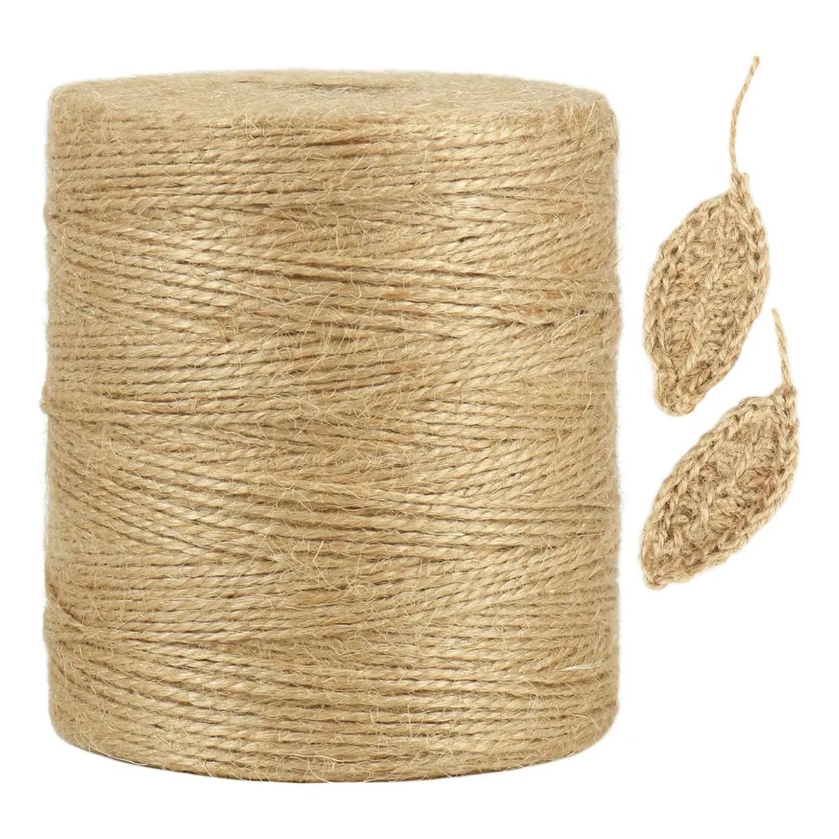 GENERICO - Hilo De Yute Cuerda Decorativa 2mm 1 Kg Rollo 830 Metros