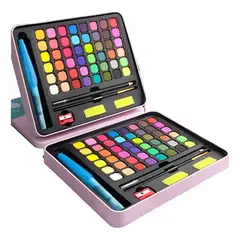 GENERICO - Kit Acuarelas Profesionales Pintura Acuarela Art 48 Colores