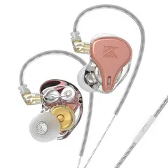 KZ - Audífonos In-Ear DQ6S con graves dinámicos-Con MIC Auriculares
