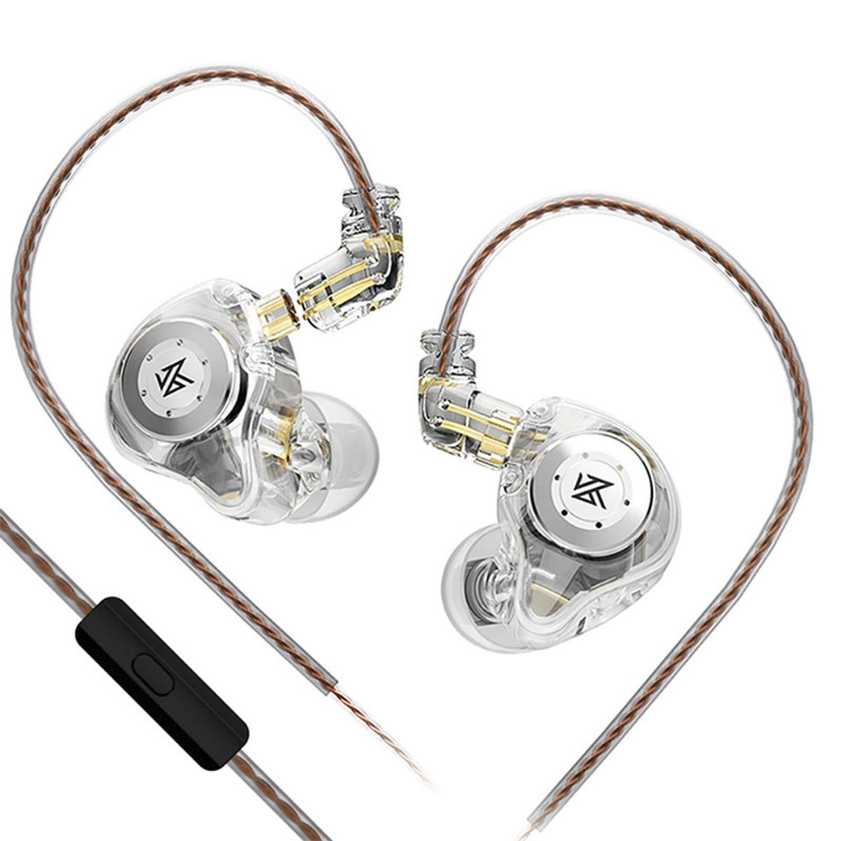 KZ - Audífonos In-Ear KZ EDX Pro con graves dinámicos-Con MIC Auriculares