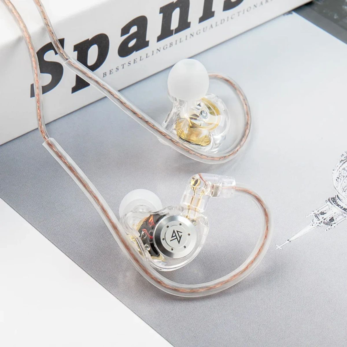 KZ - Audífonos In-Ear KZ EDX Pro con graves dinámicos-Con MIC Auriculares