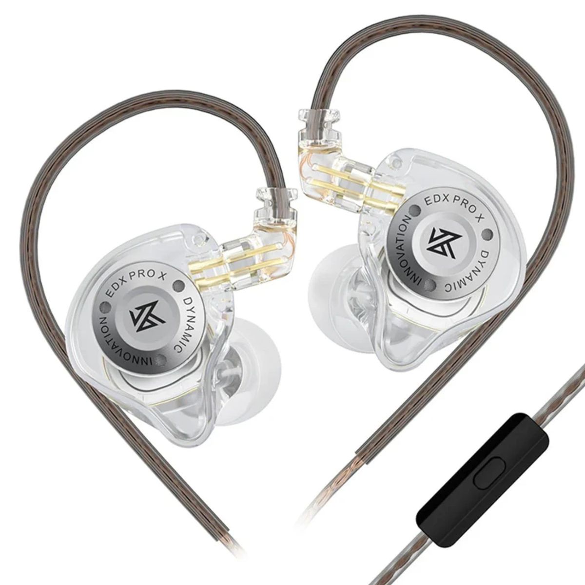 KZ - Audífonos In-Ear KZ EDX PRO X con graves dinámicos-Con MIC Auriculares