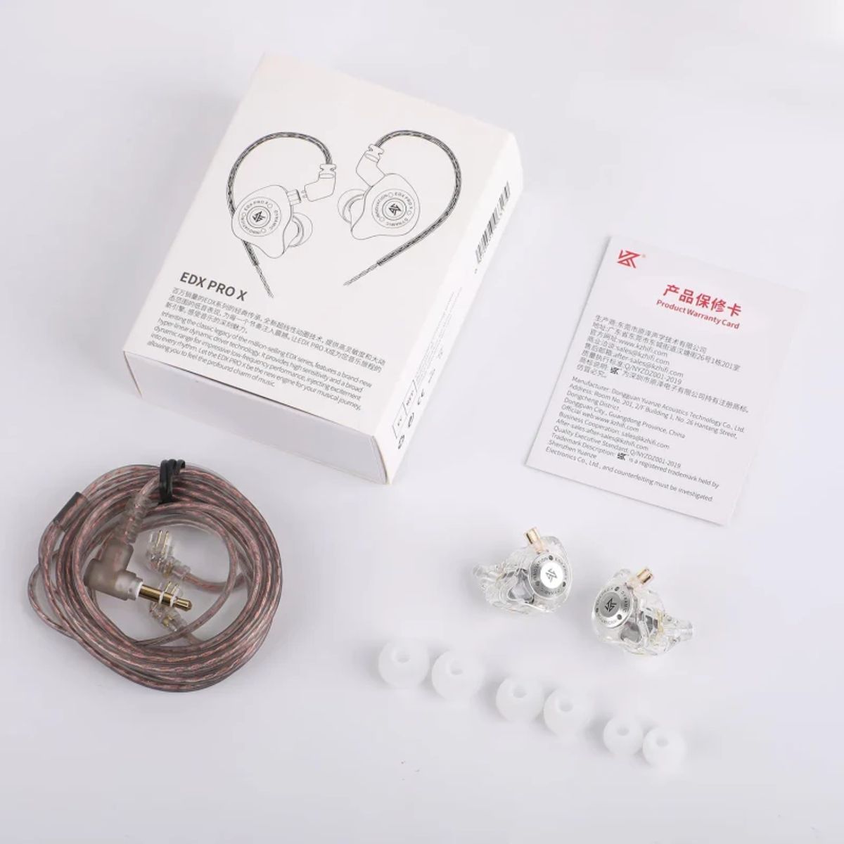 KZ - Audífonos In-Ear KZ EDX PRO X con graves dinámicos-Con MIC Auriculares