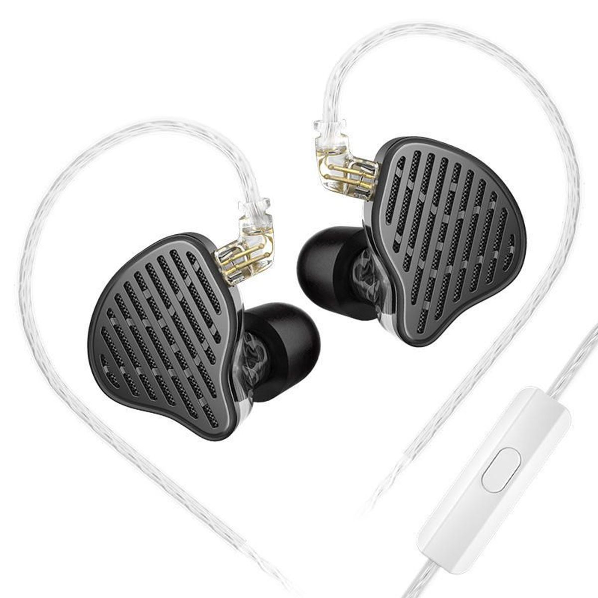 KZ - Audífonos In-Ear KZ PR2 con graves dinámicos-Con MIC Auriculares