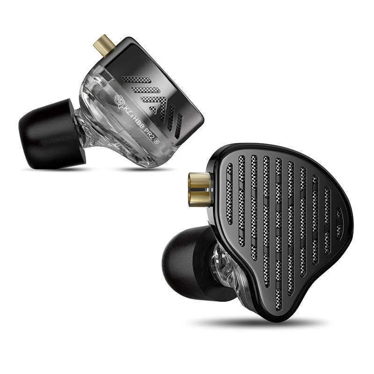 KZ - Audífonos In-Ear KZ PR2 con graves dinámicos-Con MIC Auriculares