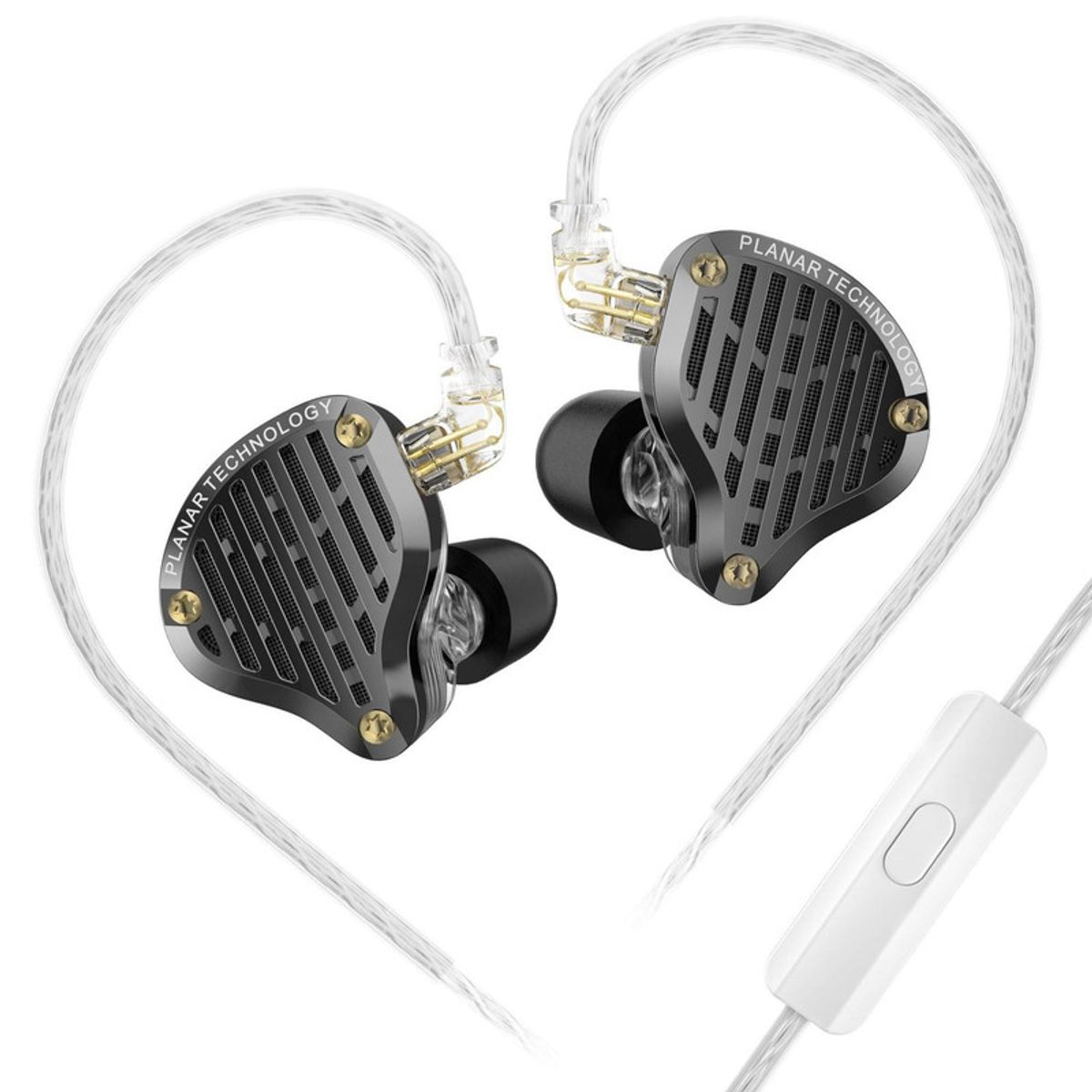 KZ - Audífonos In-Ear KZ PR3 con graves dinámicos-Con MIC Auriculares