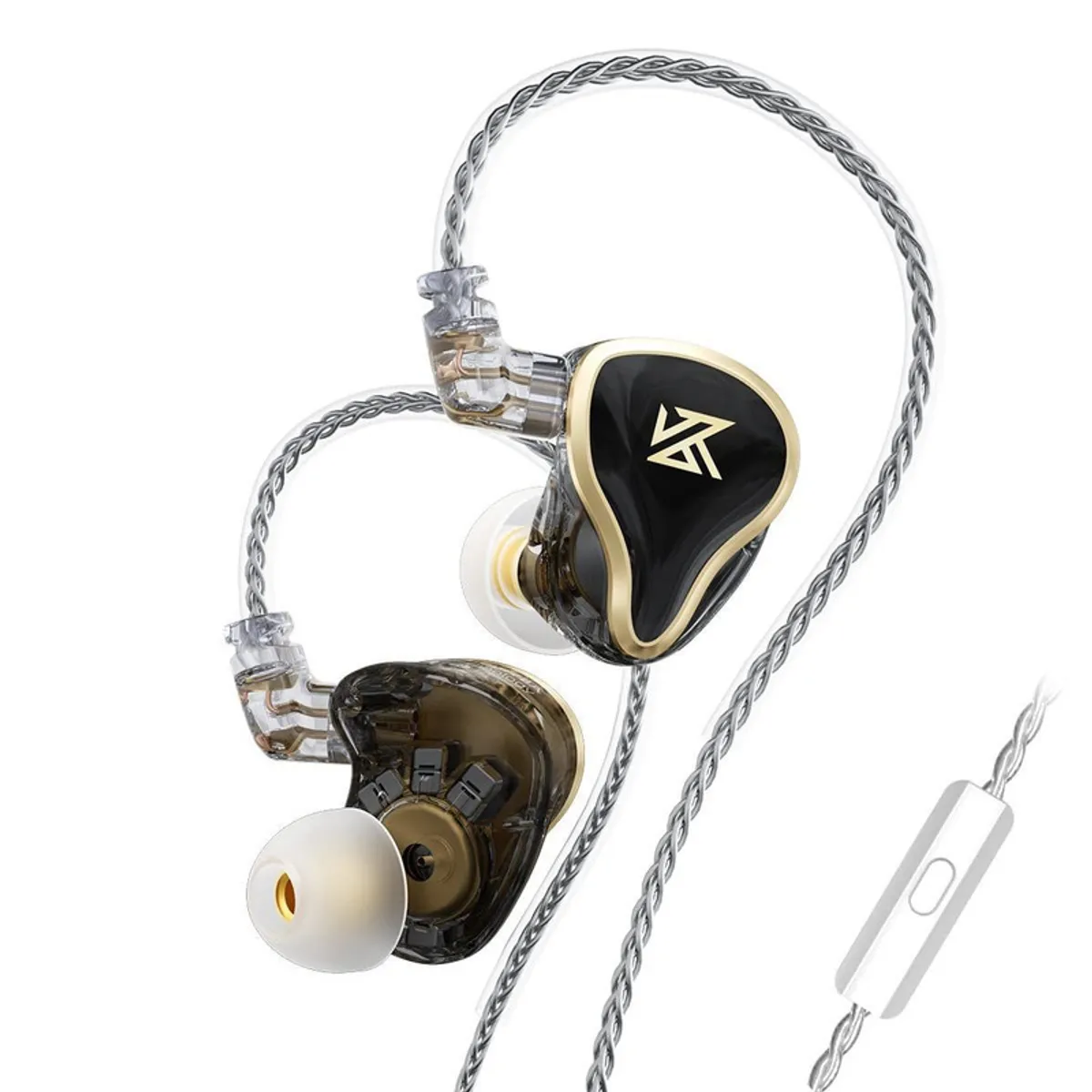 KZ - Audífonos In-Ear KZ ZAS con graves dinámicos-Con MIC Auriculares