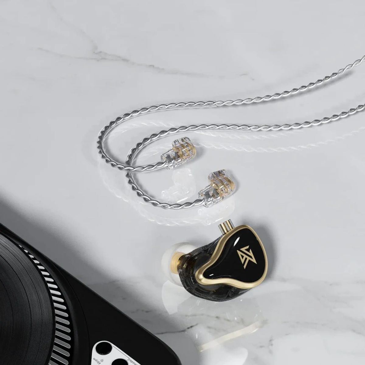 KZ - Audífonos In-Ear KZ ZAS con graves dinámicos-Con MIC Auriculares