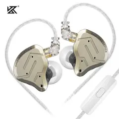 KZ - Audífonos In-Ear ZSN PRO 2 con graves dinámicos-Con MIC Auriculares
