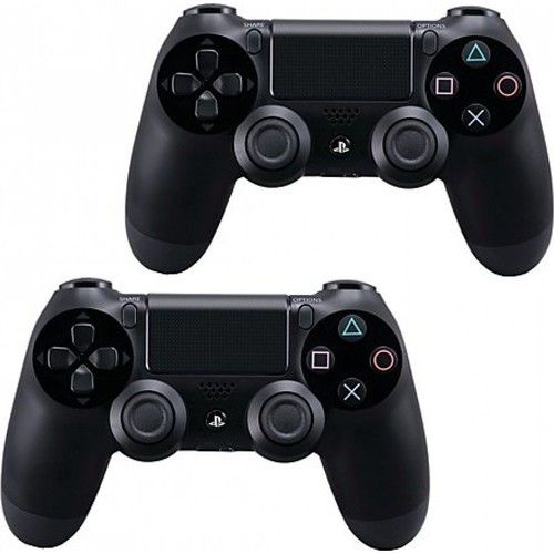 SONY Control Inalámbrico PS4 Dualshock 4 Negro 2 unidades Reacondicionado