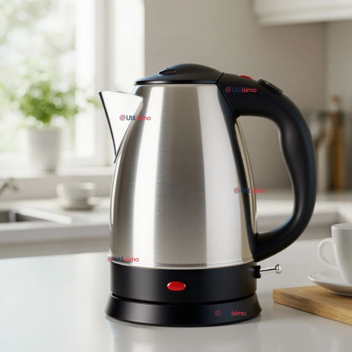 LINE - Hervidor Eléctrico Térmico 2 Litros 2000W Acero Inoxidable Tetera