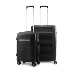 NAUTICA - Pack 2 maletas Niza cabina 10kg y mediana 20kg negra