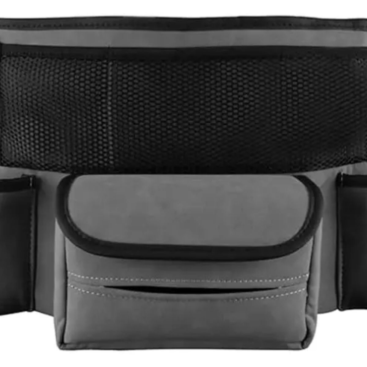 GENERICO - Soporte De Bolso Coche Entre Asientos Bolsa De Almacenamient Color Gris Oscuro Lisa