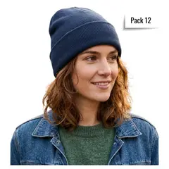 EKOL TACTICA MILITAR - Pack 12 Gorros De Lana Invierno Hombre Mujer Con Interior Polar