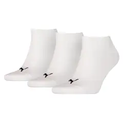 PUMA - Calcetín Deportivo Pack De 3 Algodón Unisex
