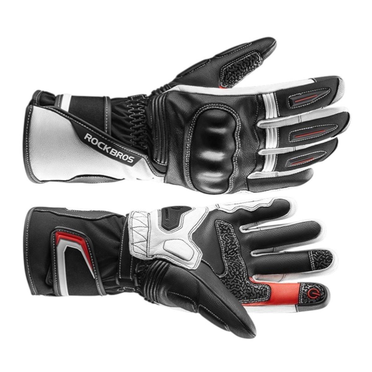 ROCKBROS - Guantes Para Motociclismo Invierno Dedo Touchscreen Impermeable Rockbros 0354