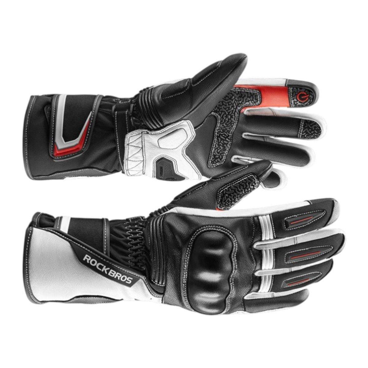 ROCKBROS - Guantes Para Motociclismo Invierno Dedo Touchscreen Impermeable Rockbros 0354