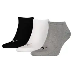 PUMA - Calcetín Deportivo Pack De 3 Algodón Unisex