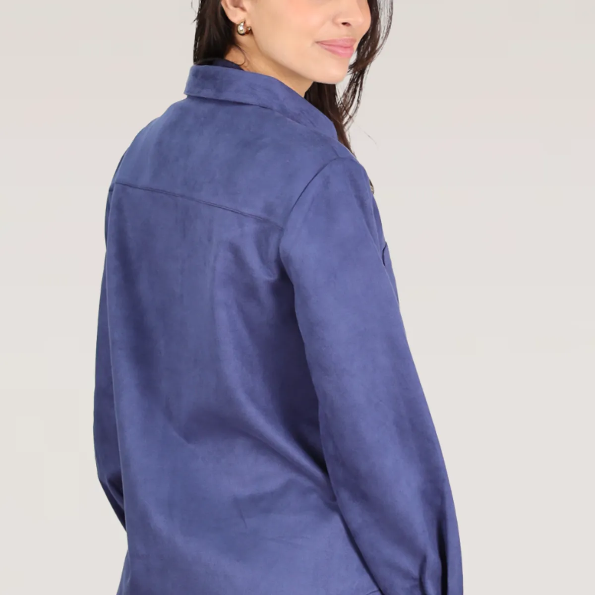 TENTATION - BLUSON SUEDE TACHAS