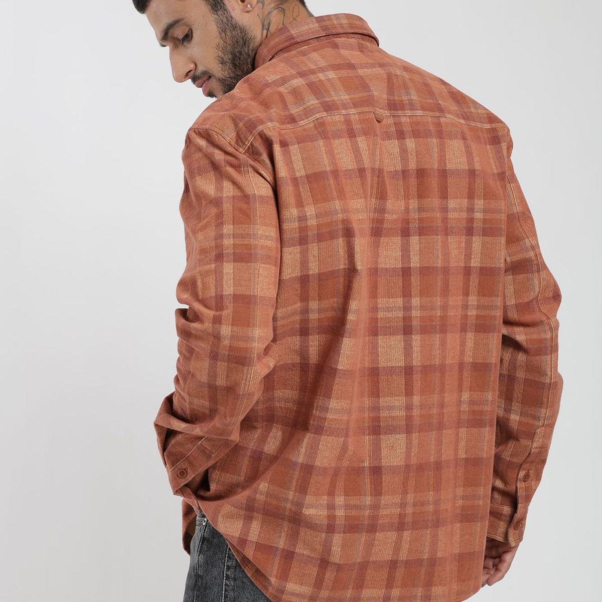 KAYA UNITE - Camisa Manga Larga Cotelé Hombre