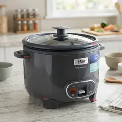 OSTER - Arrocera, 3 En 1, 12 Tazas Capacidad, Función Sofrito, Vaporera,Oster DiamondForce