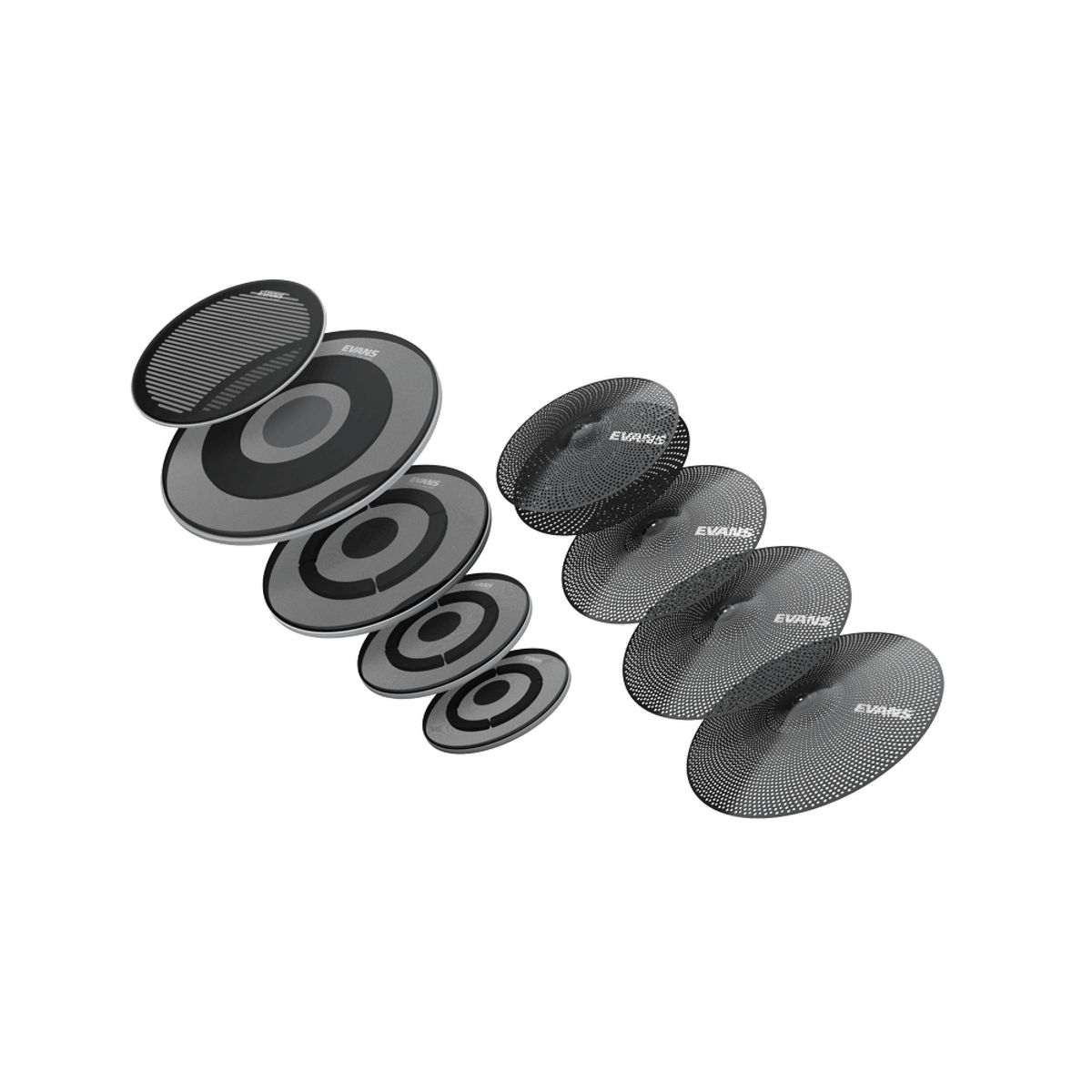 EVANS - DB ONE DRUMHEADS + CYM ROCK ECPPB-DB1-R Parches y platillos batería