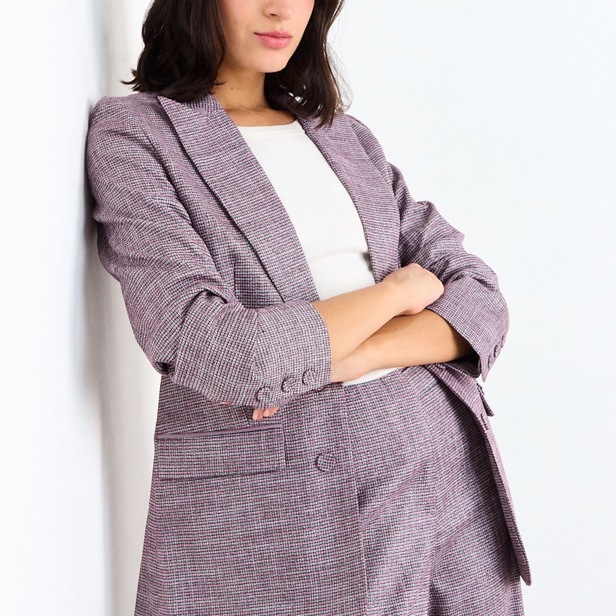 IO - Blazer Fantasia Mujer Negro Io