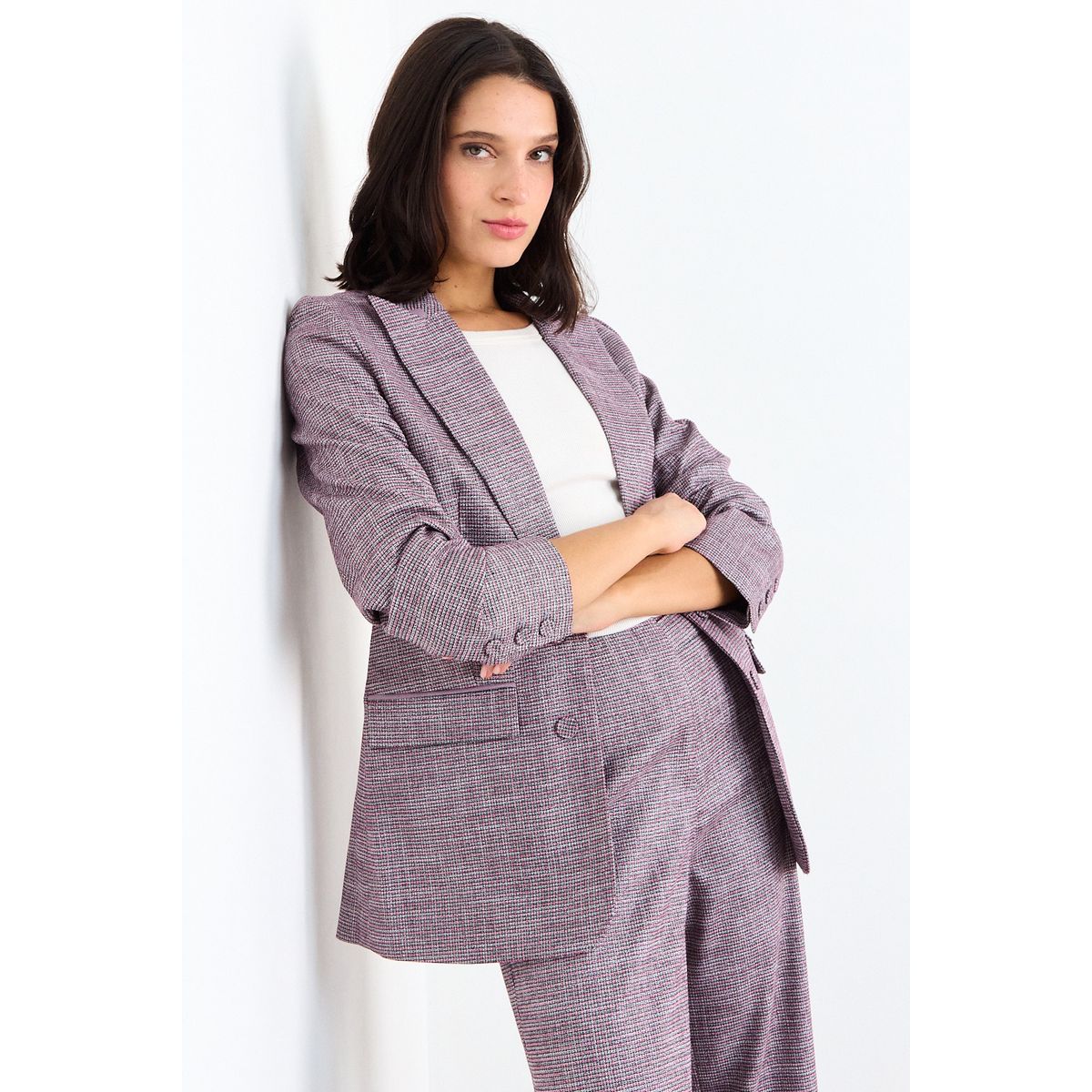IO - Blazer Fantasia Mujer Negro Io