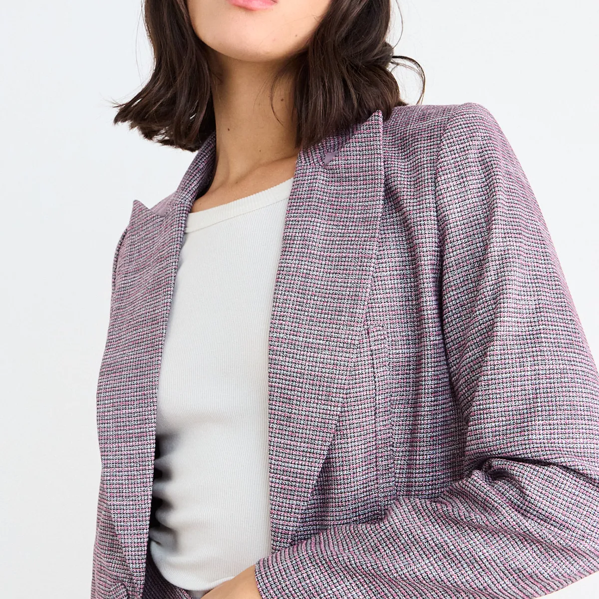 IO - Blazer Fantasia Mujer Negro Io