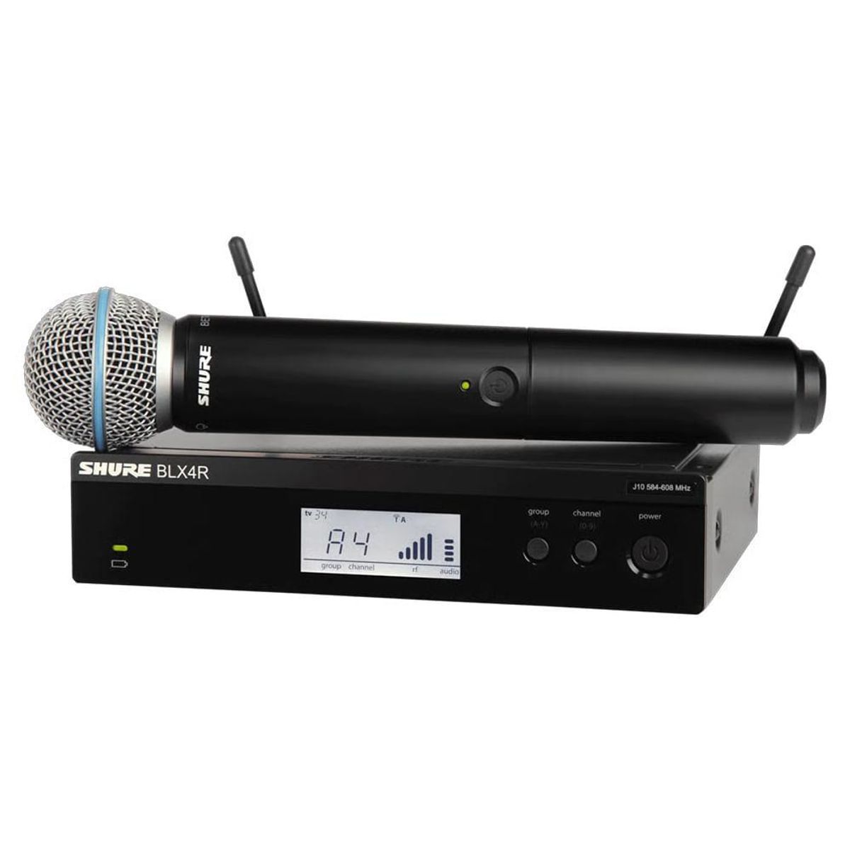 SHURE - Micrófono Inalámbrico De Mano Shure BLX24RB58 - J11 596-616 Mhz