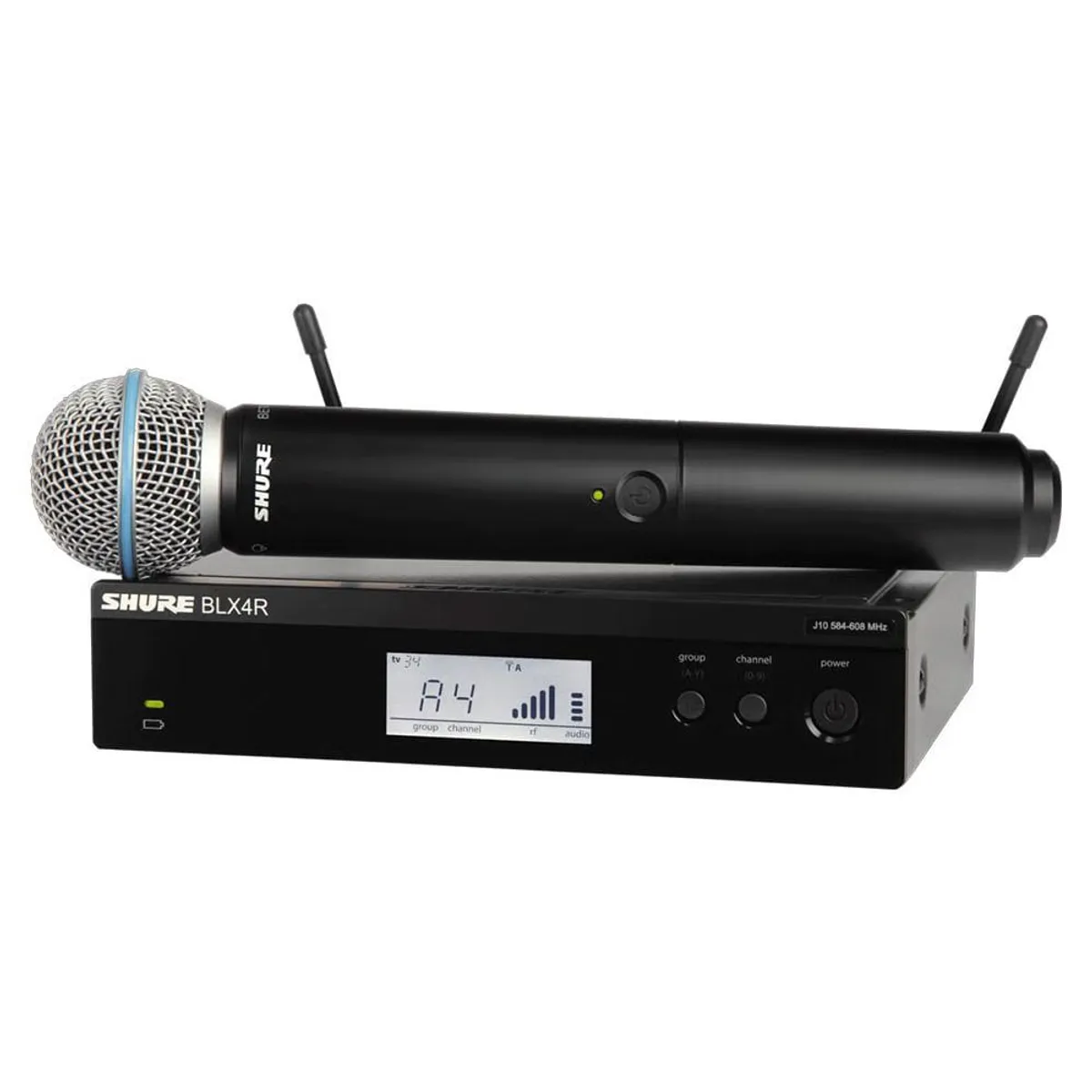 SHURE - Micrófono Inalámbrico De Mano Shure BLX24RB58 - J11 596-616 Mhz