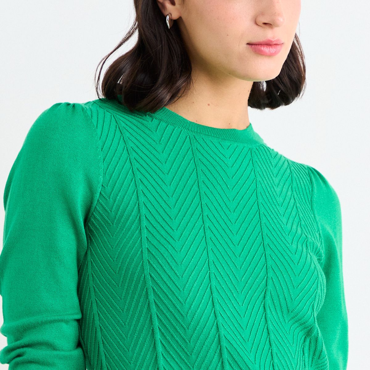 IO - Sweater Liso Mujer Verde Io
