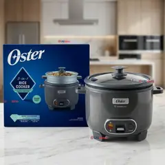 OSTER - Arrocera, 3 En 1, 12 Tazas Capacidad, Función Sofrito, Vaporera,Oster DiamondForce