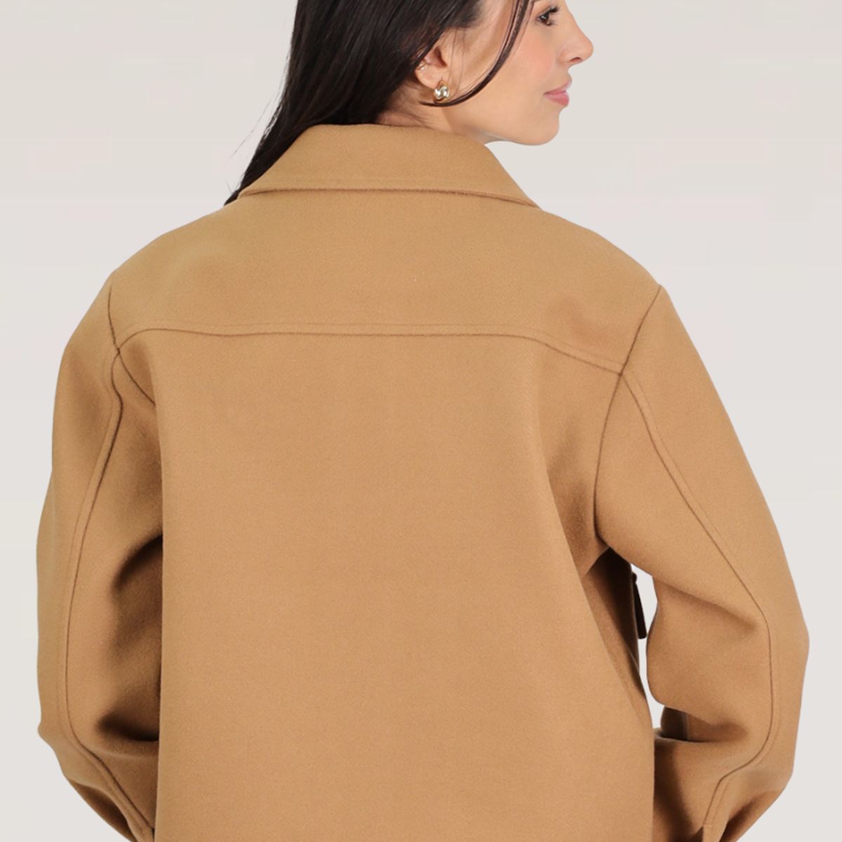 TENTATION - CHAQUETA PAÑO OVERSIZE
