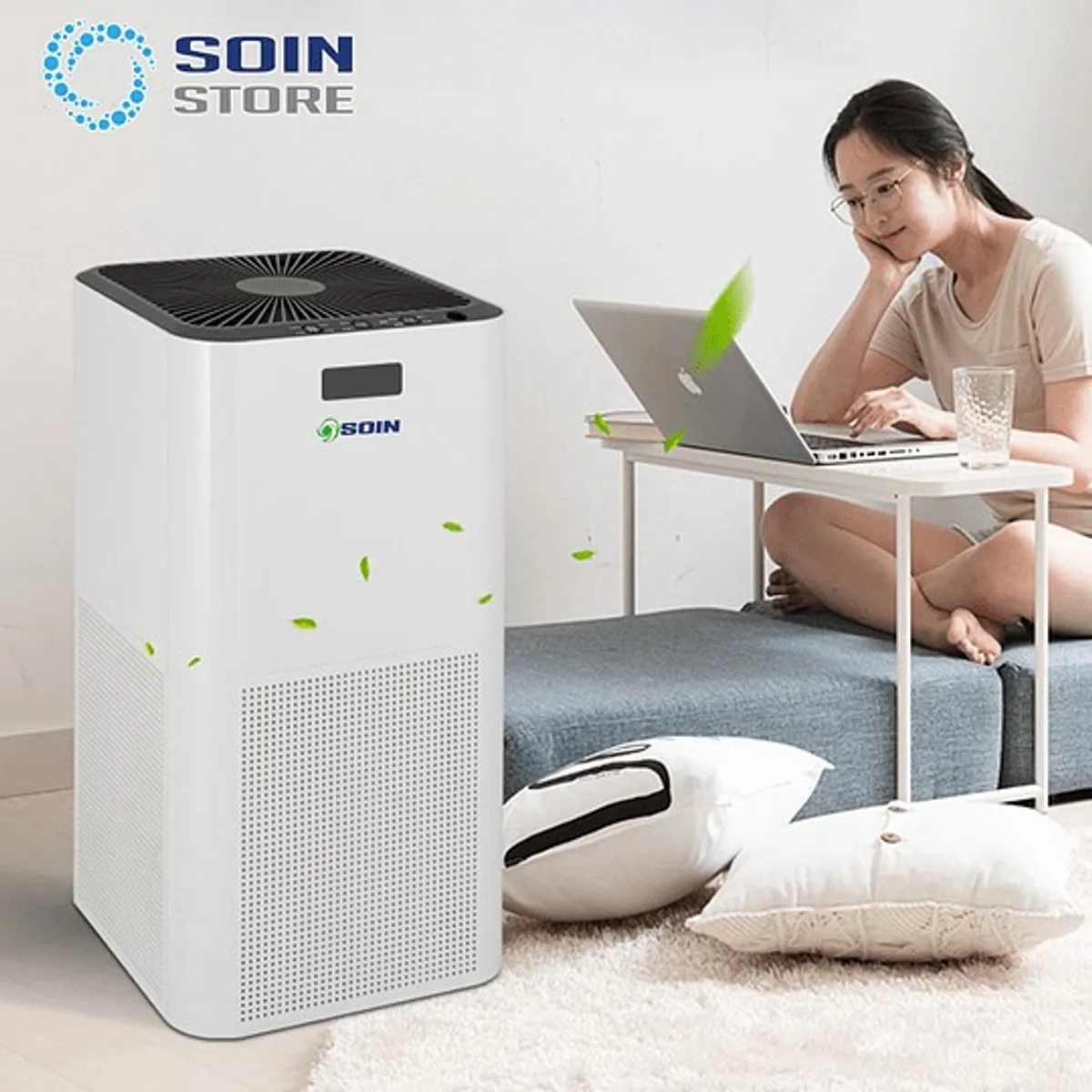 GENERICO - Purificador de Aire Office-Pro 60m² con Filtro HEPA y UV