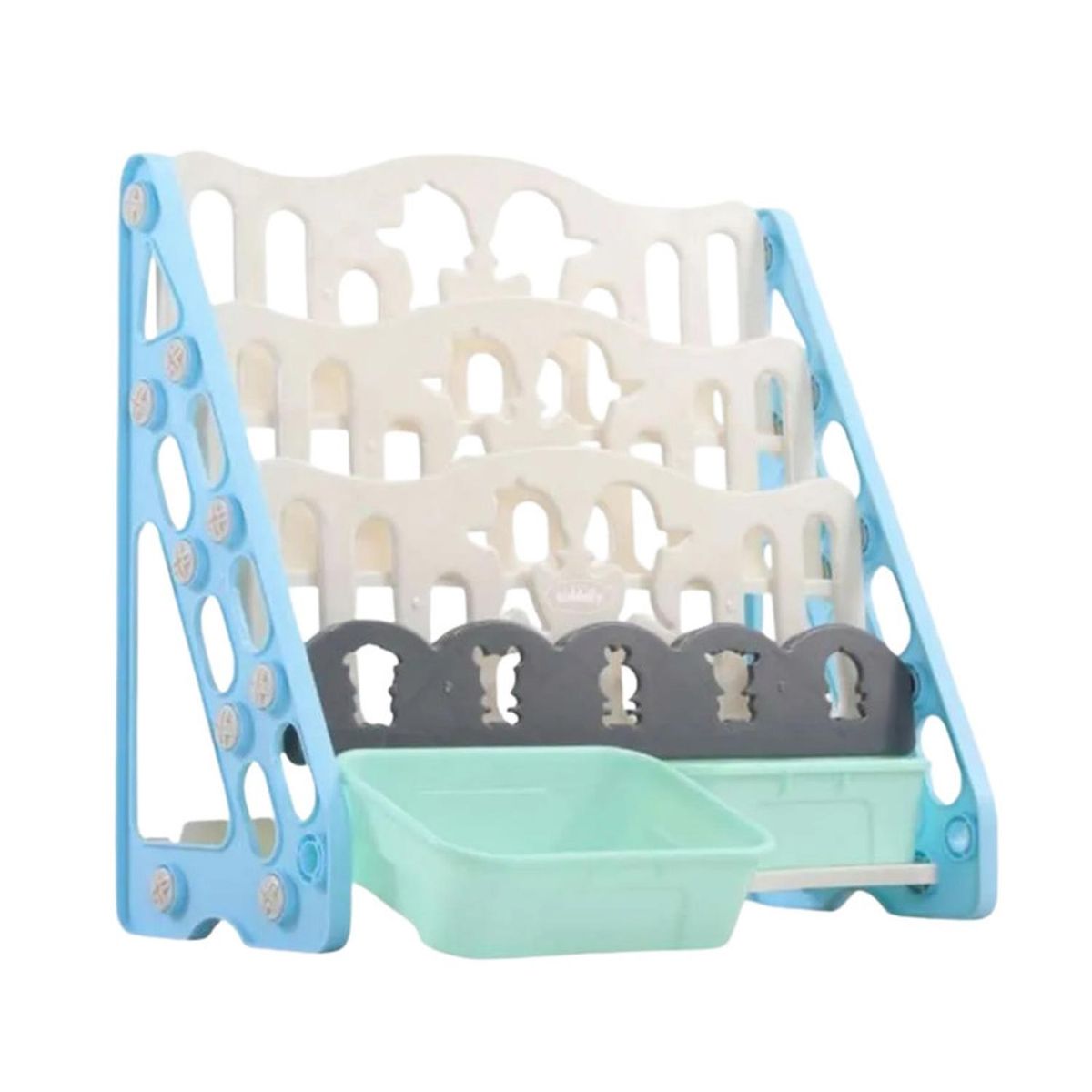 AUCKLAND OUTDOOR - Biblioteca Infantil Estante Organizador Libros Con Cajones