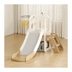 AUCKLAND OUTDOOR - Juego Resbalin Infantil Compacto Escalera y Aro Coffee Elf