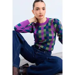 IO - Sweater Fantasia Mujer Morado