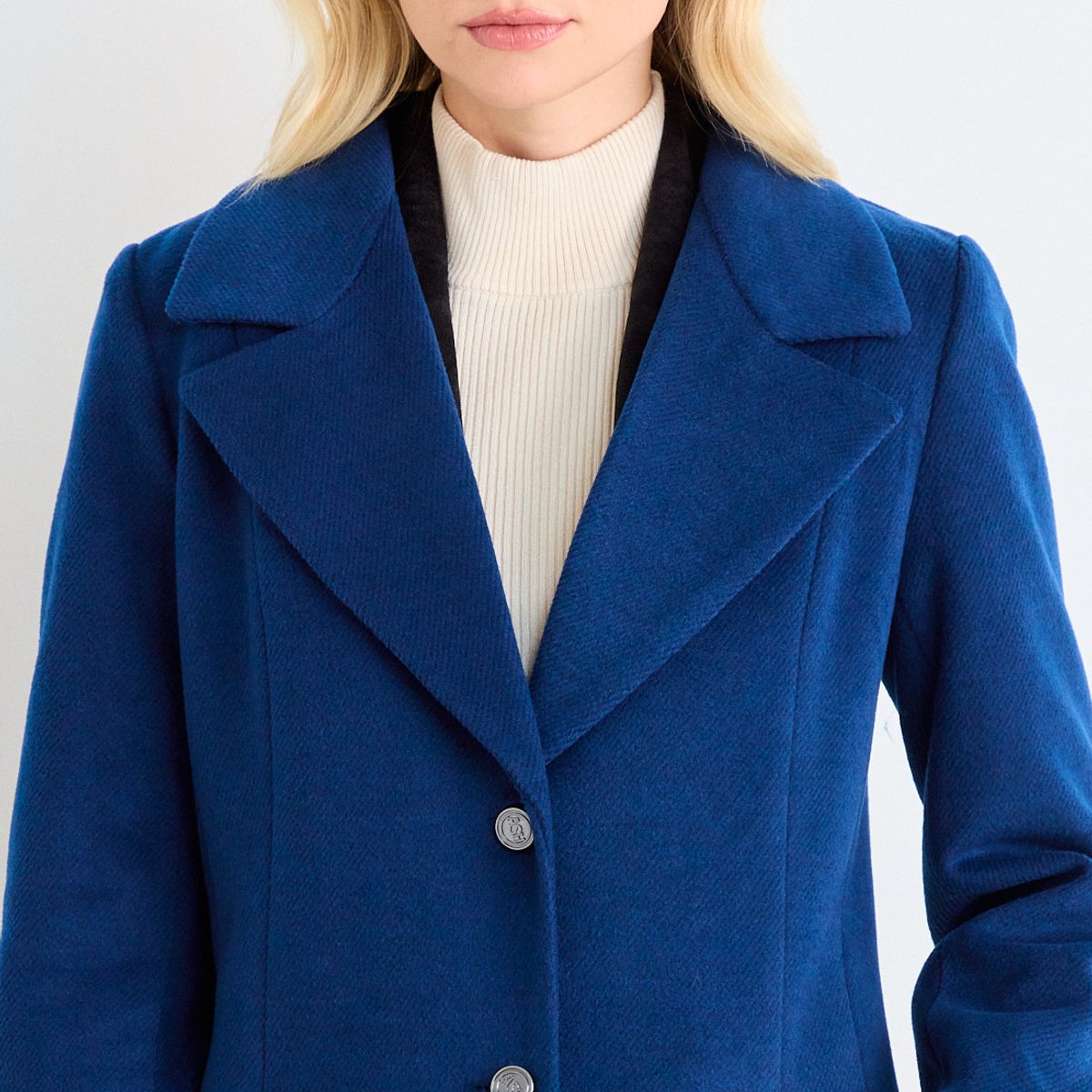 ASH - Chaquetón Liso Mujer Azul Ash