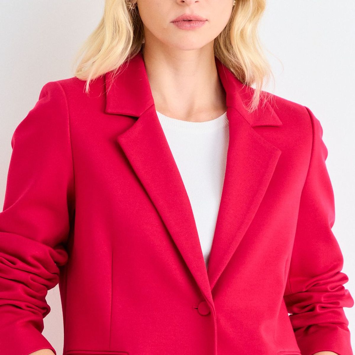 ASH - Blazer Liso Mujer Fucsia Ash