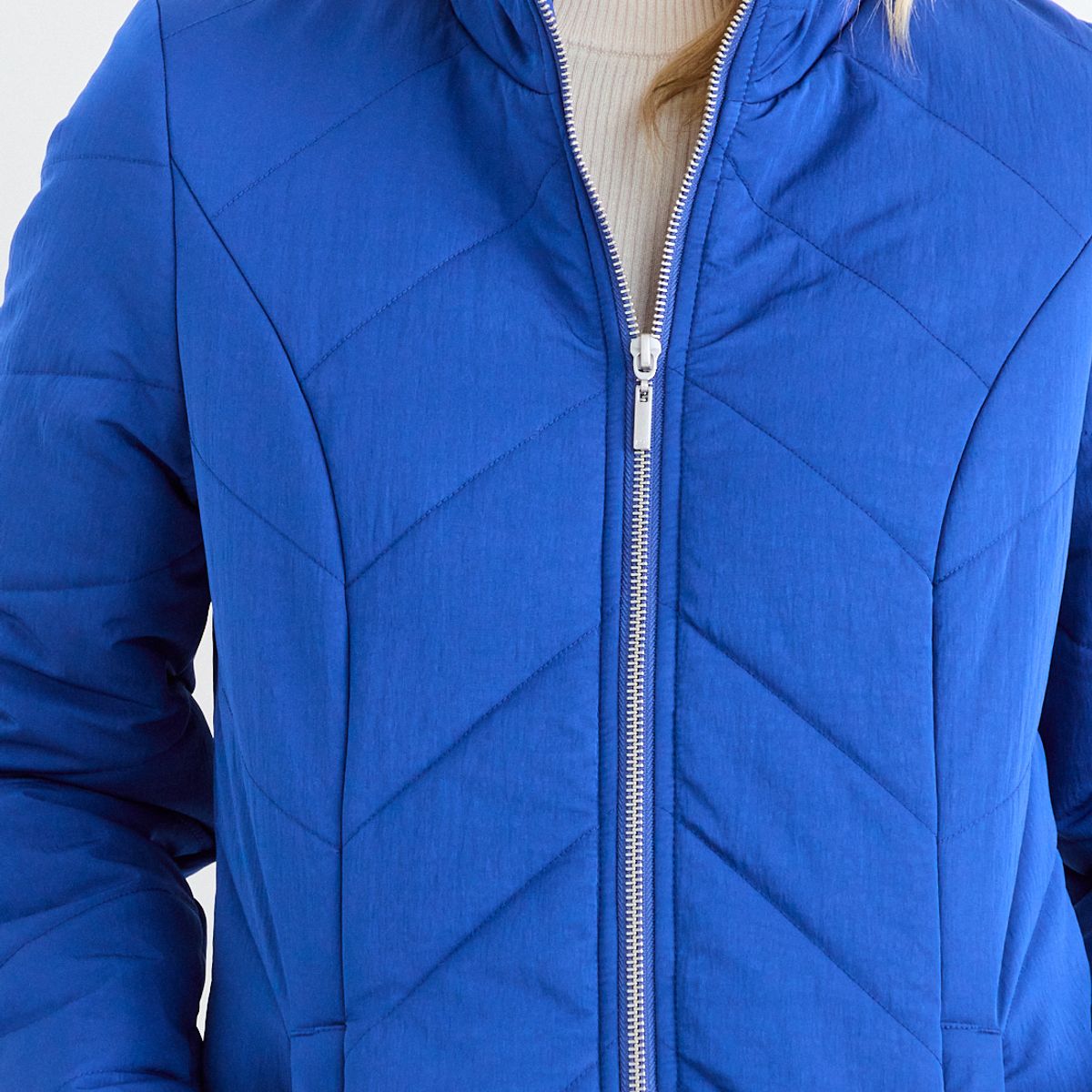 ASH - Parka Lisa Acolchada Mujer Azul Ash