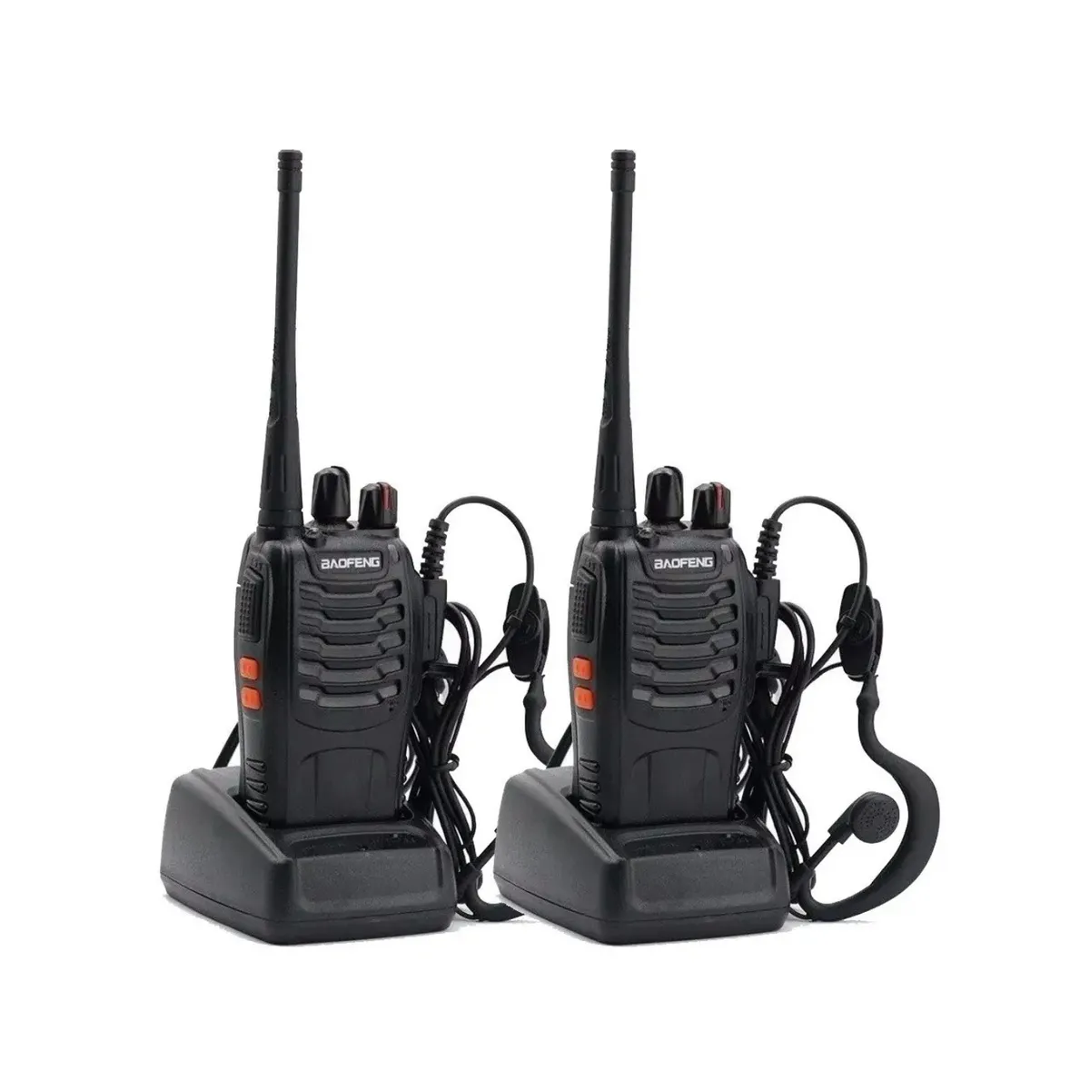 GENERICO - Pack X2 Radio Transmisor Intercomunicador 6km Bf-888s