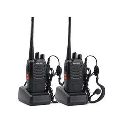 GENERICO - Pack X2 Radio Transmisor Intercomunicador 6km Bf-888s