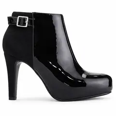 CHALADA - Botin Mujer Negro Casual Fashion
