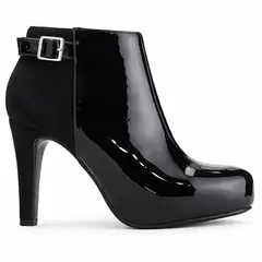 CHALADA - Botin Mujer Negro Casual Fashion